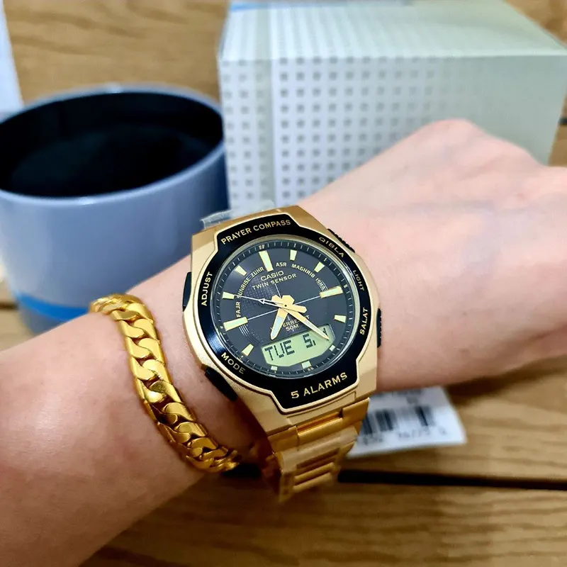 Casio Prayer Compass Prayer Times Alarms Men's Watch- CPW-500HG-1AV